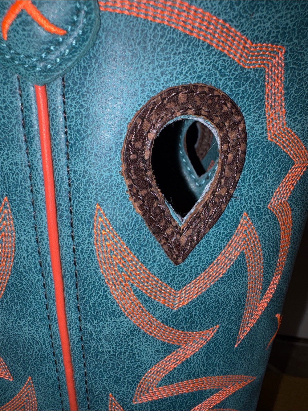 Twisted X Turquoise & Brown Cowboy Boots - Picture 7 of 8